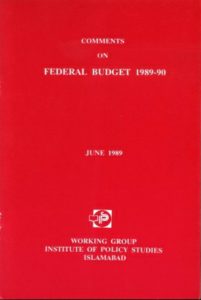 Comments on Federal Budget